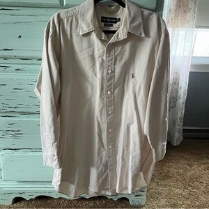 Polo by Ralph Lauren Men's Cream Shirt